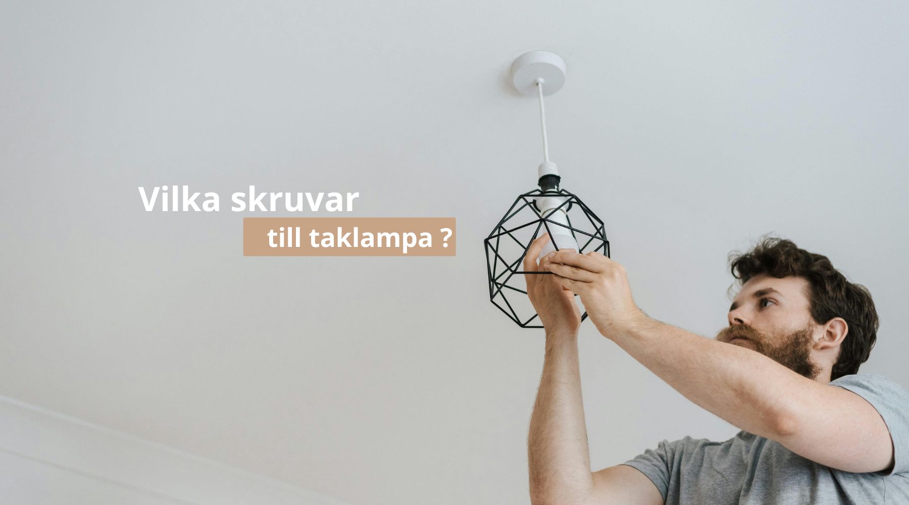 Vilka skruvar till taklampa ?