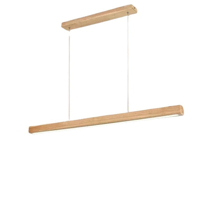 TAKLAMPA.SE Ljust trä Avlång taklampa i trä