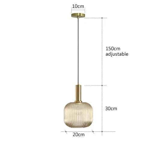 TAKLAMPA.SE Gyllene Gammal taklampa glas