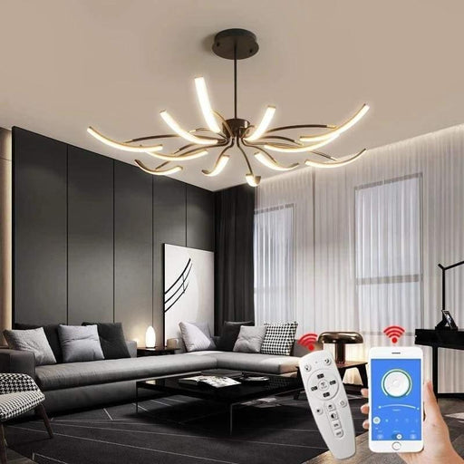 TAKLAMPA.SE Luminaire Plafonnier Svart Jätte stor taklampa