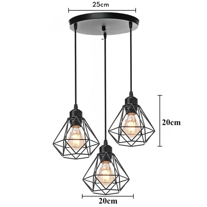 TAKLAMPA.SE Kall Led retro liten taklampa kök