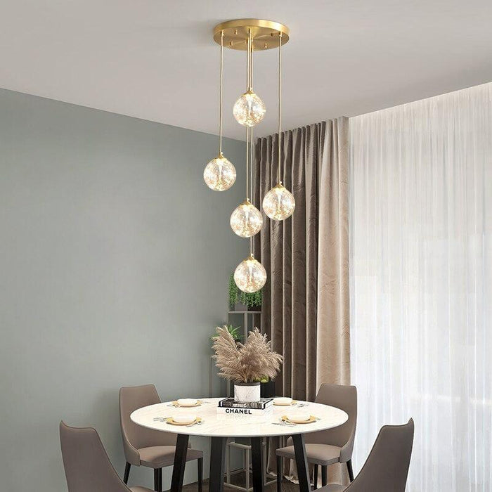 TAKLAMPA.SE Suspension Luminaire M Liten taklampa glas mässing