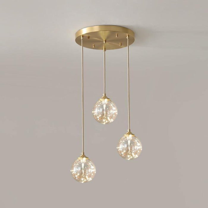 TAKLAMPA.SE Suspension Luminaire Liten taklampa glas mässing