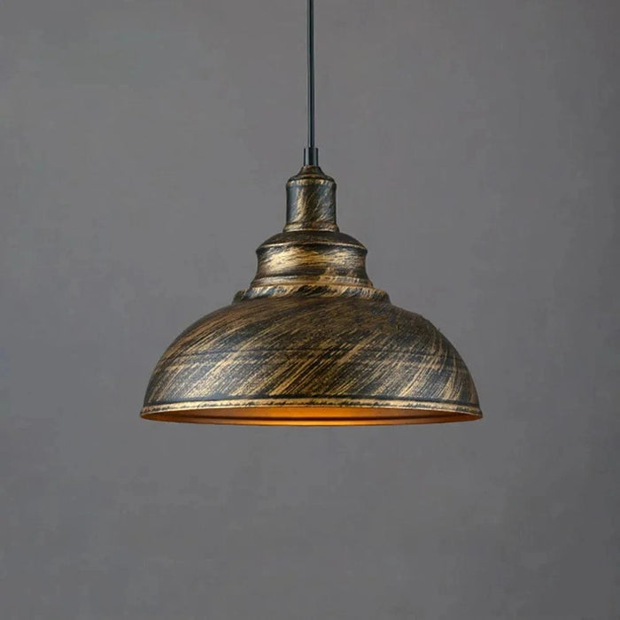 TAKLAMPA.SE Brun Retro liten taklampa kök
