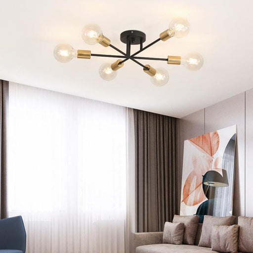 TAKLAMPA.SE Luminaire Plafonnier Svart Stor taklampa industri