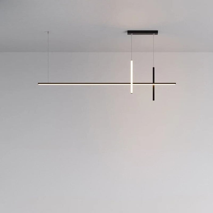 TAKLAMPA.SE Svart 100cm Stor taklampa mässing