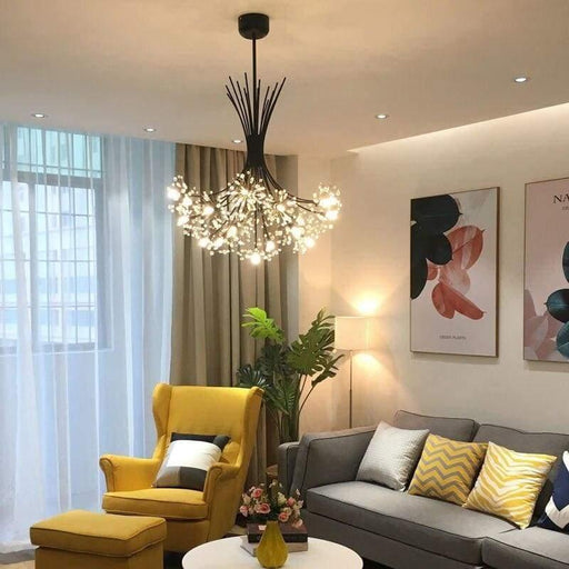 TAKLAMPA.SE Suspension Luminaire Svart Taklampa blomma vit