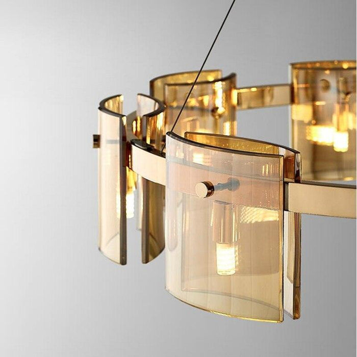 TAKLAMPA.SE Suspension Luminaire Guld Taklampa glas