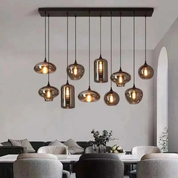 TAKLAMPA.SE 10 stycken Taklampa glas mässing