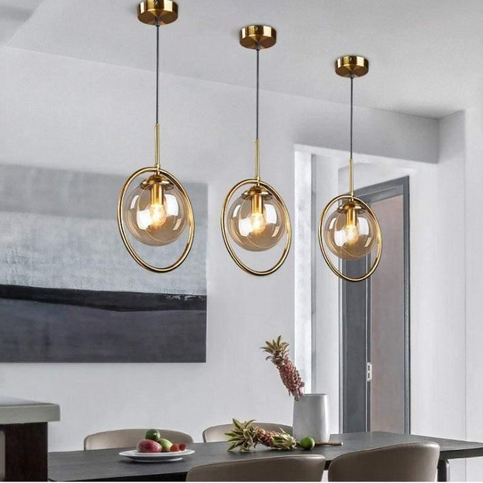 TAKLAMPA.SE Suspension Luminaire Taklampa glas och metall