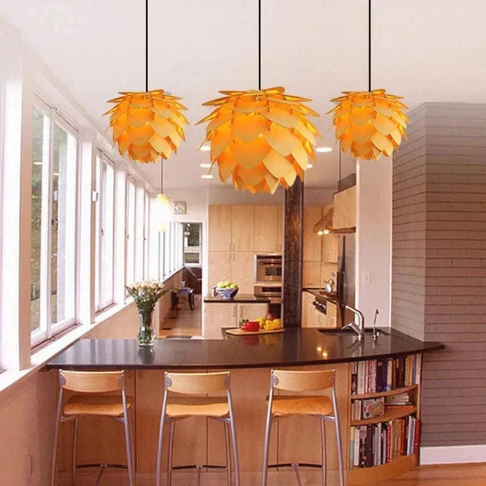 TAKLAMPA.SE Träpärlampa / 45cm Taklampa i trä