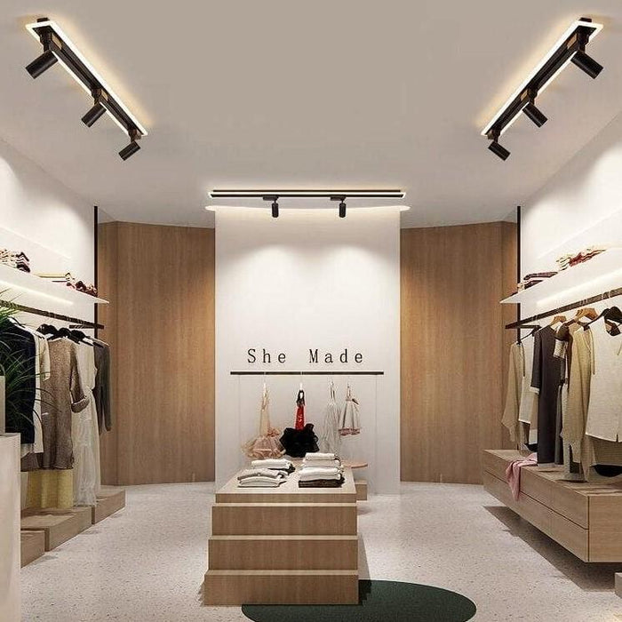TAKLAMPA.SE Luminaire Plafonnier 3 Huvuden Taklampa kök industri riktbar
