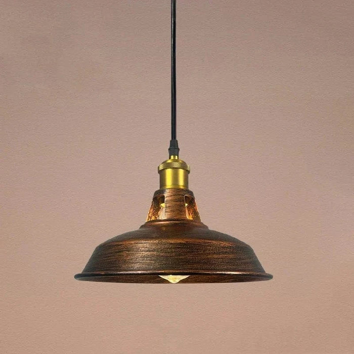 TAKLAMPA.SE Brun Taklampa kök retro