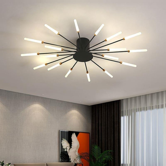 TAKLAMPA.SE Luminaire Plafonnier Taklampa led 4 st lampor svart