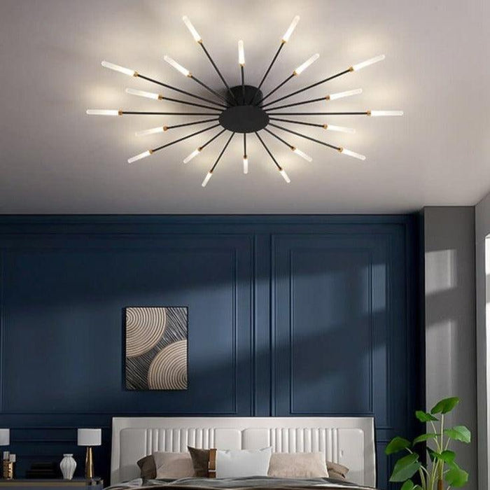 TAKLAMPA.SE Luminaire Plafonnier Taklampa led 4 st lampor svart