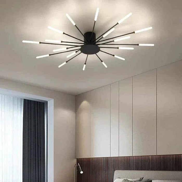 TAKLAMPA.SE Luminaire Plafonnier Taklampa led 4 st lampor svart