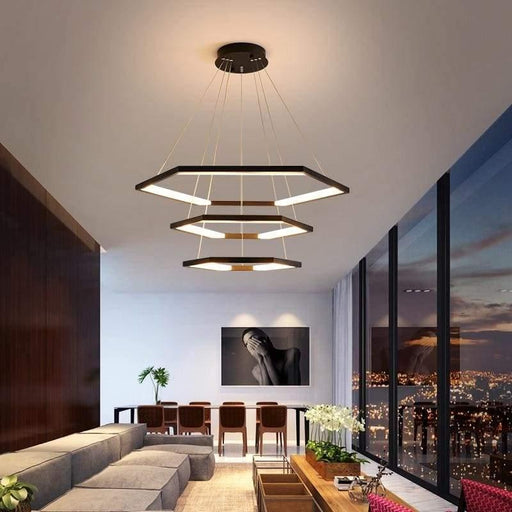 TAKLAMPA.SE Suspension Luminaire Svart Taklampa led stor