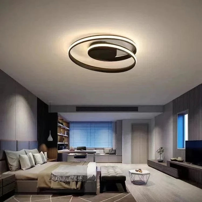TAKLAMPA.SE Svart Taklampa led vardagsrum