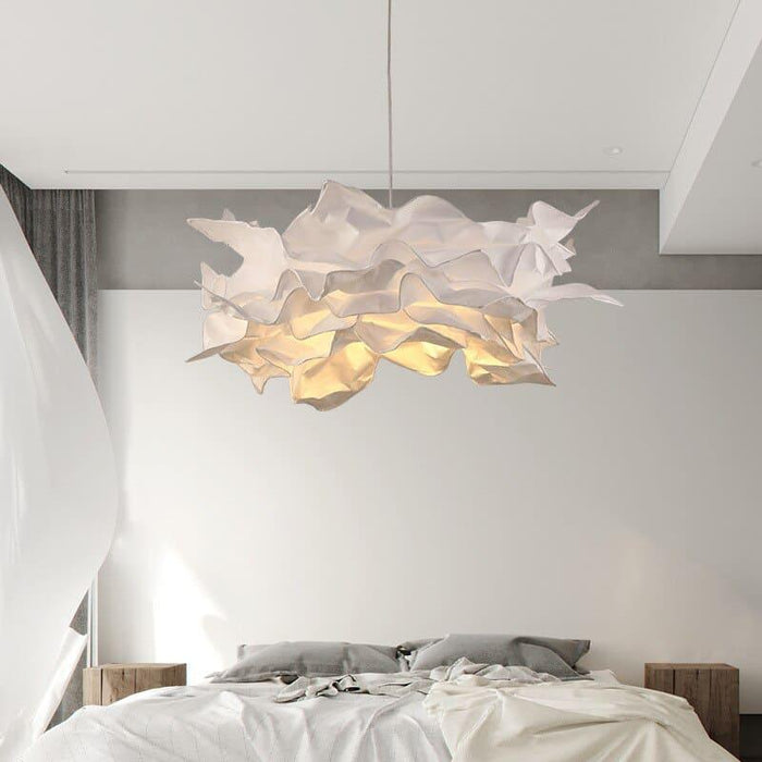 TAKLAMPA.SE Suspension Luminaire L Taklampa linne vit