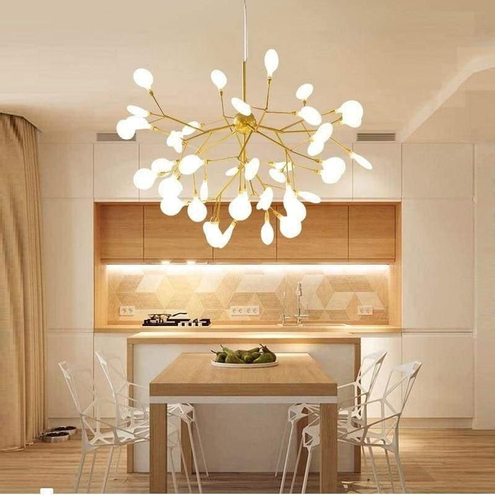 TAKLAMPA.SE Suspension Luminaire Guld Taklampa pendel kristallglas