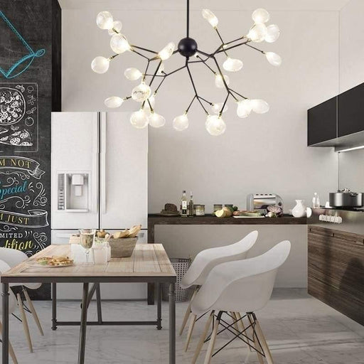 TAKLAMPA.SE Suspension Luminaire Svart Taklampa pendel kristallglas
