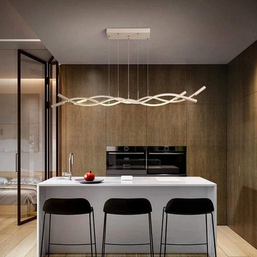 TAKLAMPA.SE Suspension Luminaire 3 Linjer / Blanc Taklampa pendel pergament