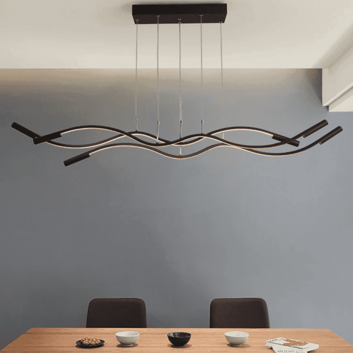 TAKLAMPA.SE Suspension Luminaire 3 Linjer / Noir Taklampa pendel pergament
