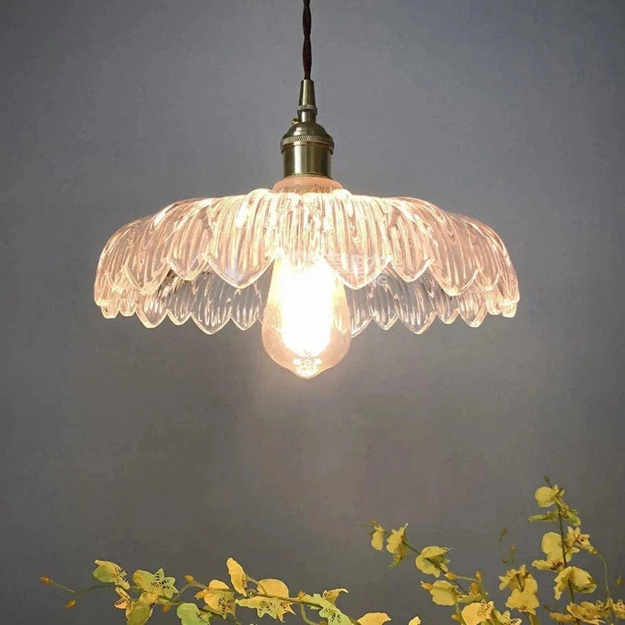 TAKLAMPA.SE Taklampa retro blommönster