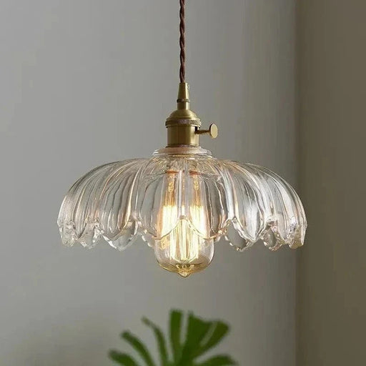 TAKLAMPA.SE Taklampa retro blommönster