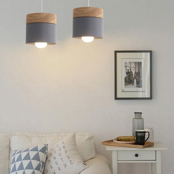 TAKLAMPA.SE Lampe Suspendue Grå Taklampa retro plåt danmark