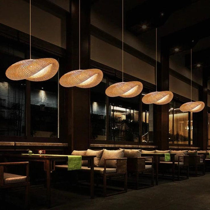 TAKLAMPA.SE Suspension Luminaire Taklampa rotting bambu