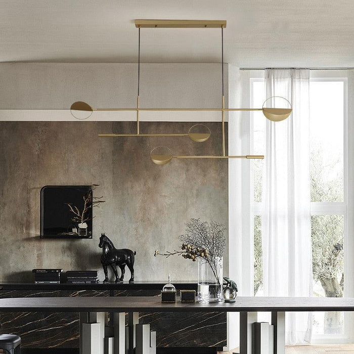 TAKLAMPA.SE Suspension Luminaire Guld Taklampa svart och mässing