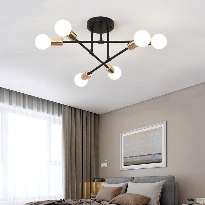 TAKLAMPA.SE Luminaire Plafonnier Svart Taklampa vardagsrum industriell