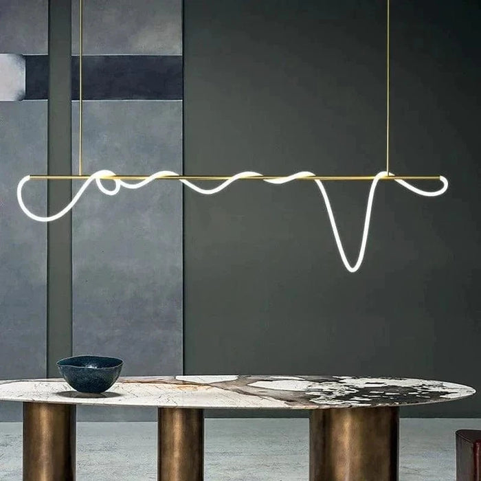 TAKLAMPA.SE Suspension Luminaire XXL Tunn taklampa led triangel