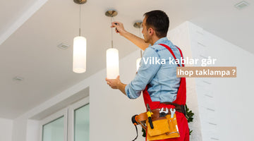 Vilka kablar går ihop taklampa ?
