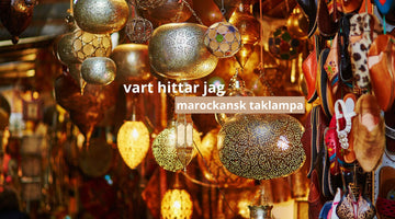vart hittar jag marockansk taklampa