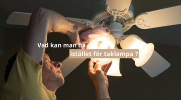 Vad kan man ha istället för taklampa ?