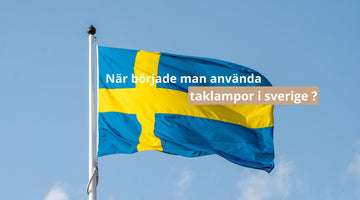 När började man använda taklampor i sverige ?