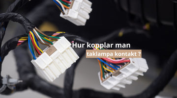 Hur kopplar man taklampa kontakt ?