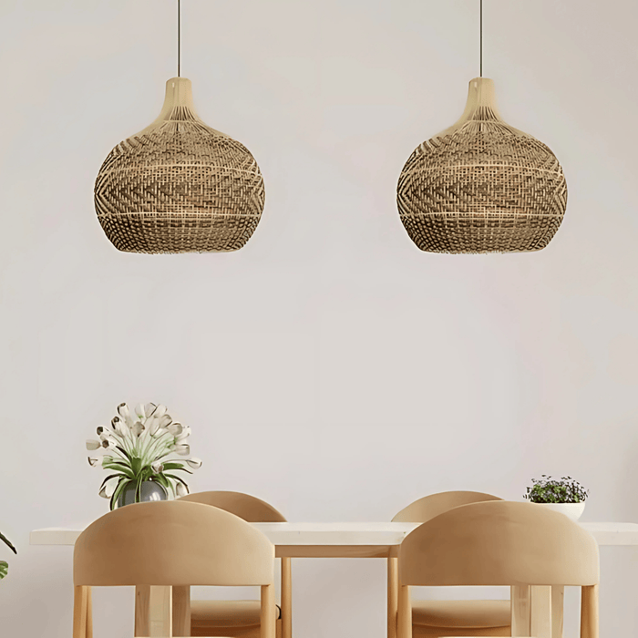 Bohemisk rottinglampa med organisk charm TAKLAMPA.SE