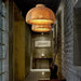 TAKLAMPA.SE Luminaire Plafonnier Industriell taklampa bambu globformad