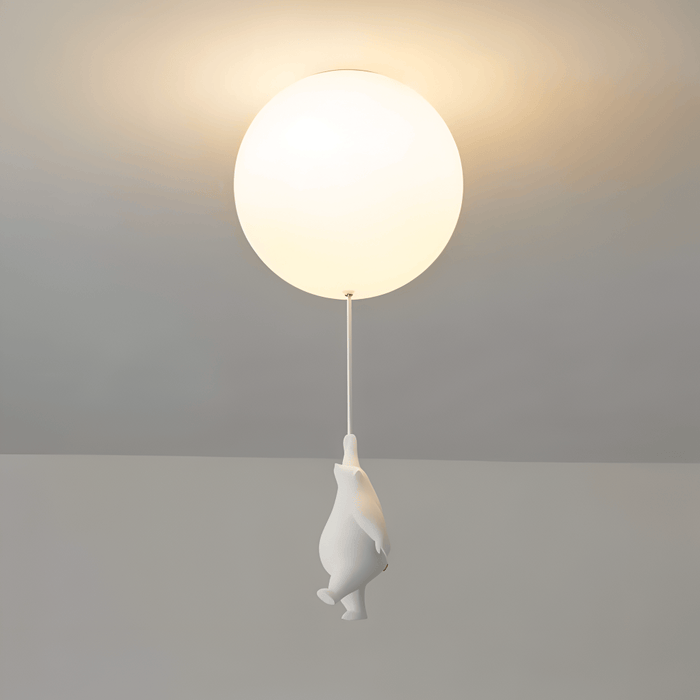 Lekfull taklampa med björnmotiv A / Dia 15cm / Varmt vitt (3000K) TAKLAMPA.SE