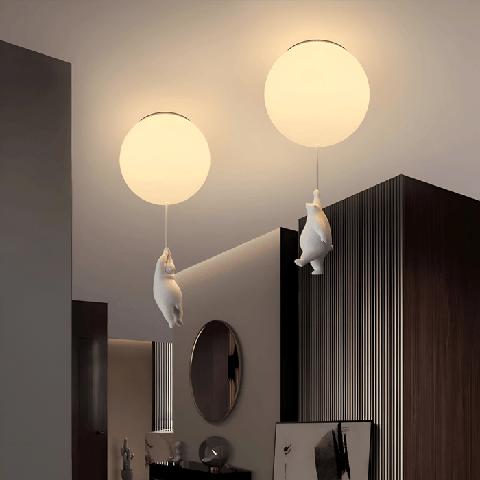 Lekfull taklampa med björnmotiv TAKLAMPA.SE