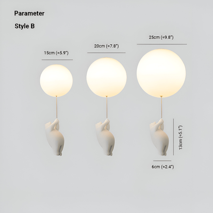 Lekfull taklampa med björnmotiv TAKLAMPA.SE