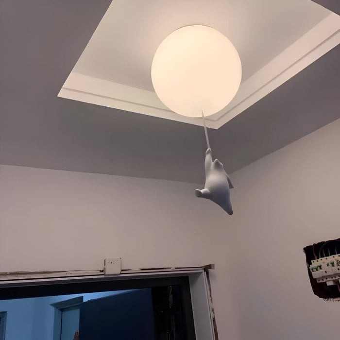 Lekfull taklampa med björnmotiv TAKLAMPA.SE