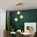 TAKLAMPA.SE Suspension Luminaire S Liten taklampa glas mässing
