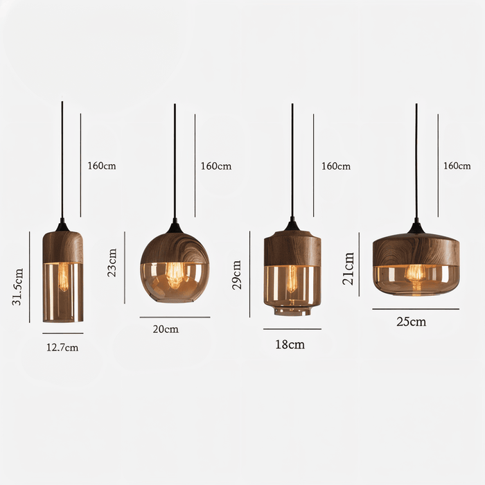 Lunor – Retro glas taklampa TAKLAMPA.SE