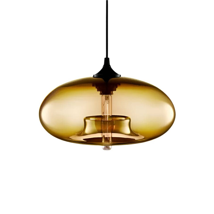 Miro – Vintage glas taklampa Amber TAKLAMPA.SE