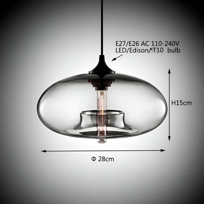 Miro – Vintage glas taklampa TAKLAMPA.SE