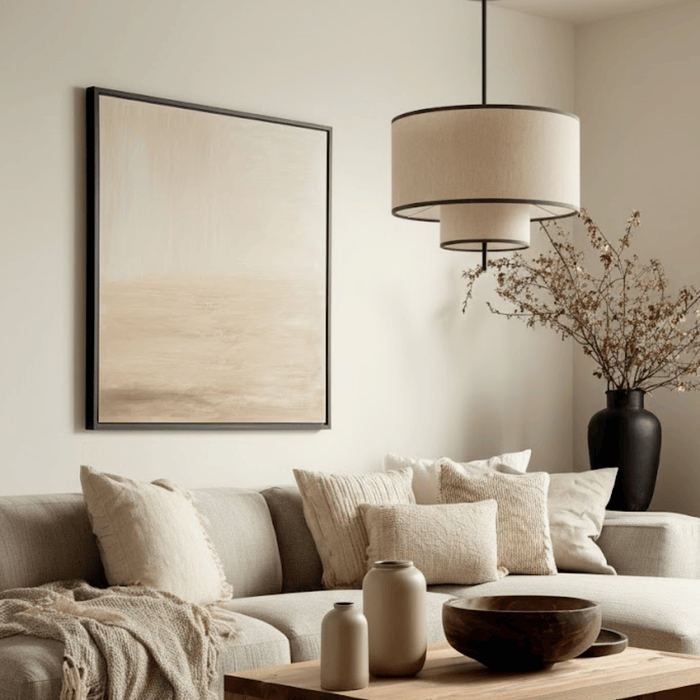 Modern plafondlampa med stilren design TAKLAMPA.SE